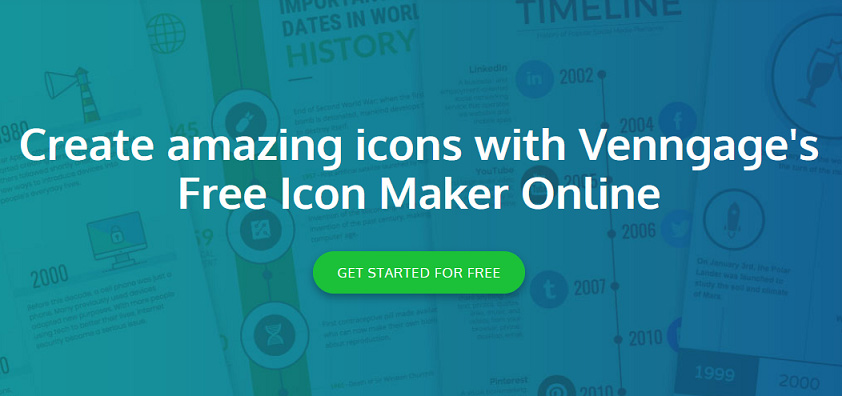 sign up with Venngage’s Icon Maker