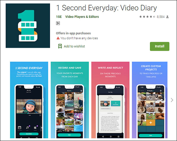 Best video on sale journal app