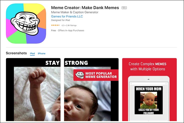Meme Creator: Make Dank Memes