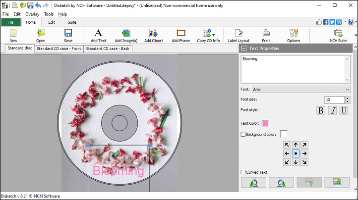 Disketch Disc Label Software