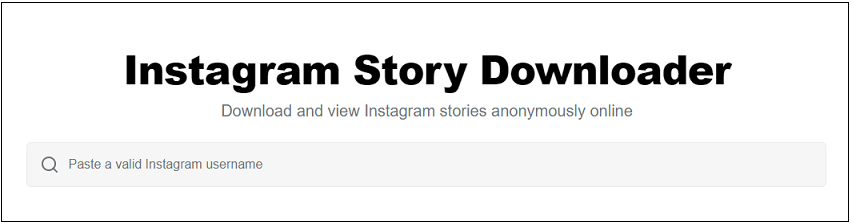 Instagram story downloader