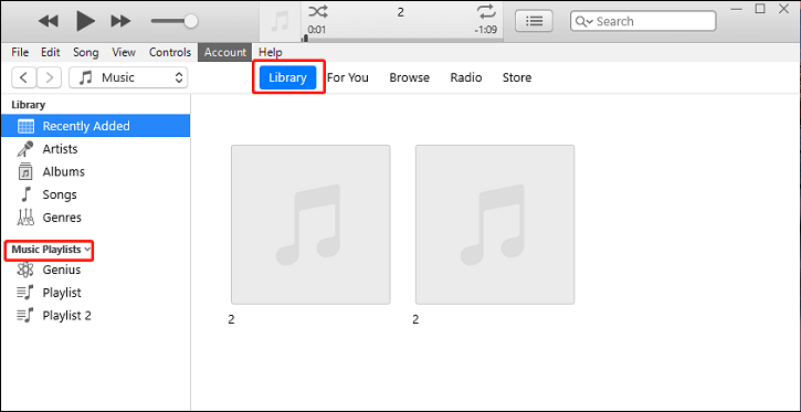 choose the playlist you want to share in iTunes