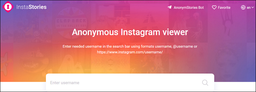 Anonymous Instagram Story Viewer ❤️ Watch Instagram Stories