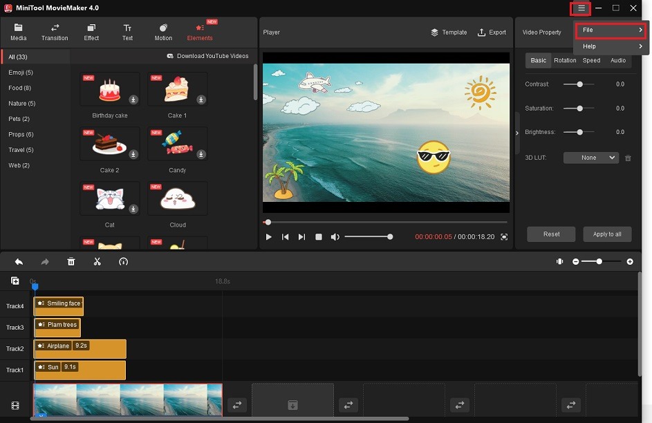 Hinzufügen von Stickern zu Videos + 5 kostenlose Orte, um Sticker zu  erhalten - MiniTool MovieMaker