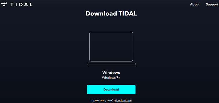 download Tidal app