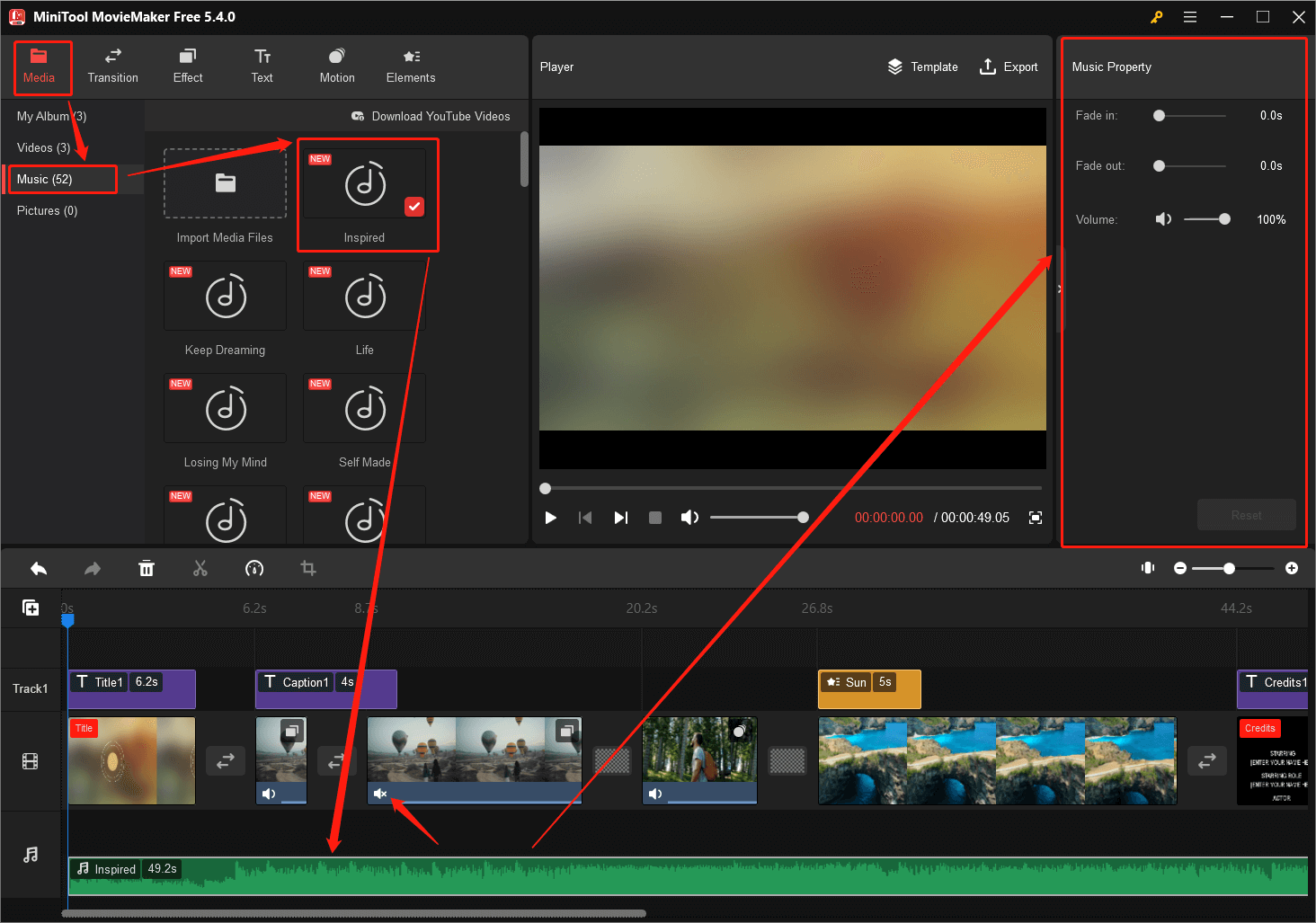add and edit audio in the video