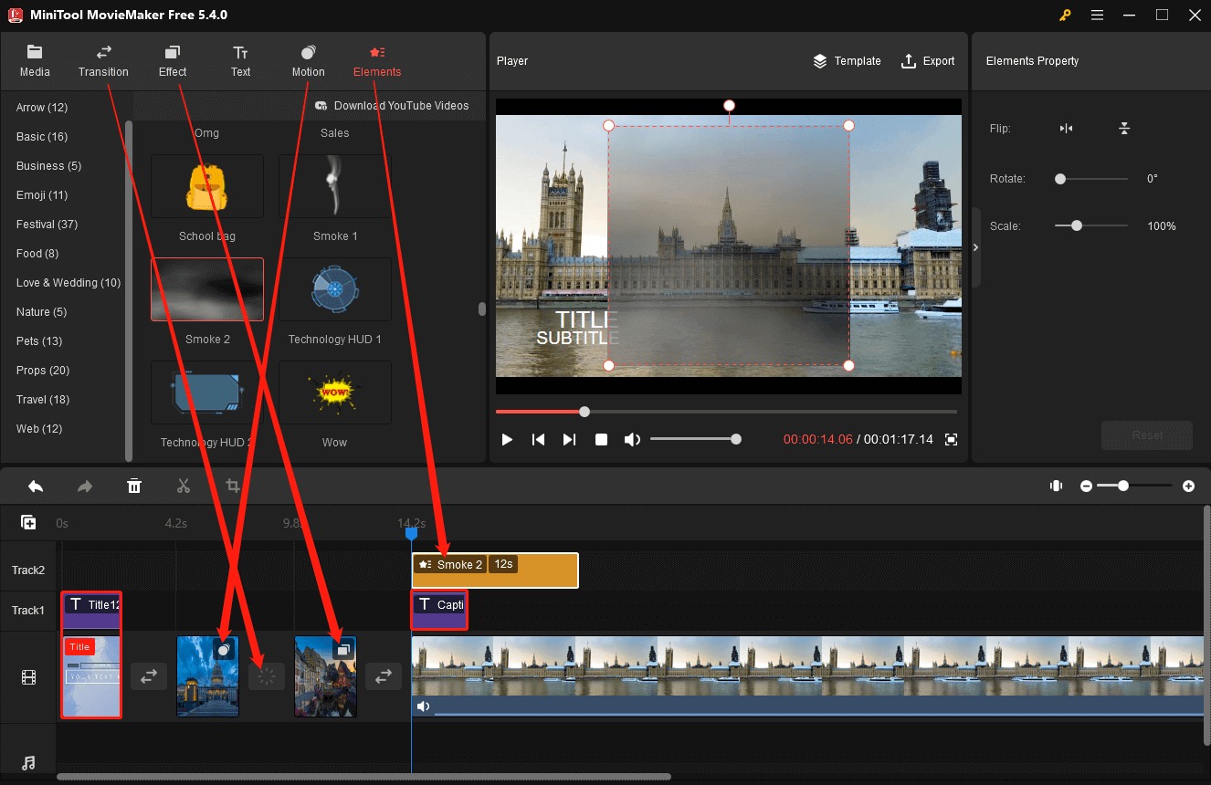 Add professional one-click effects to video