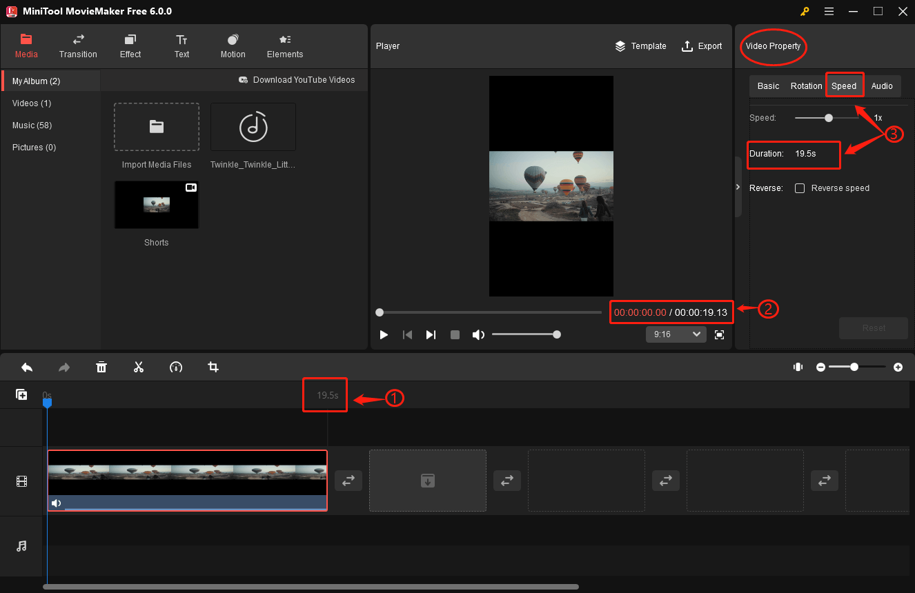 three methods to check the length of the video