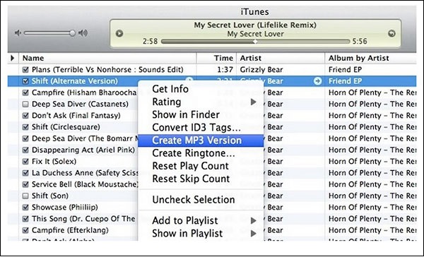 convertir MP4 en MP3 sur Mac