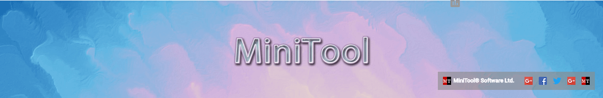 MiniToolチャンネルのホームページ