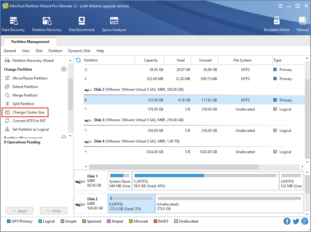 How to Change Cluster Size | MiniTool Partition Wizard Tutorial