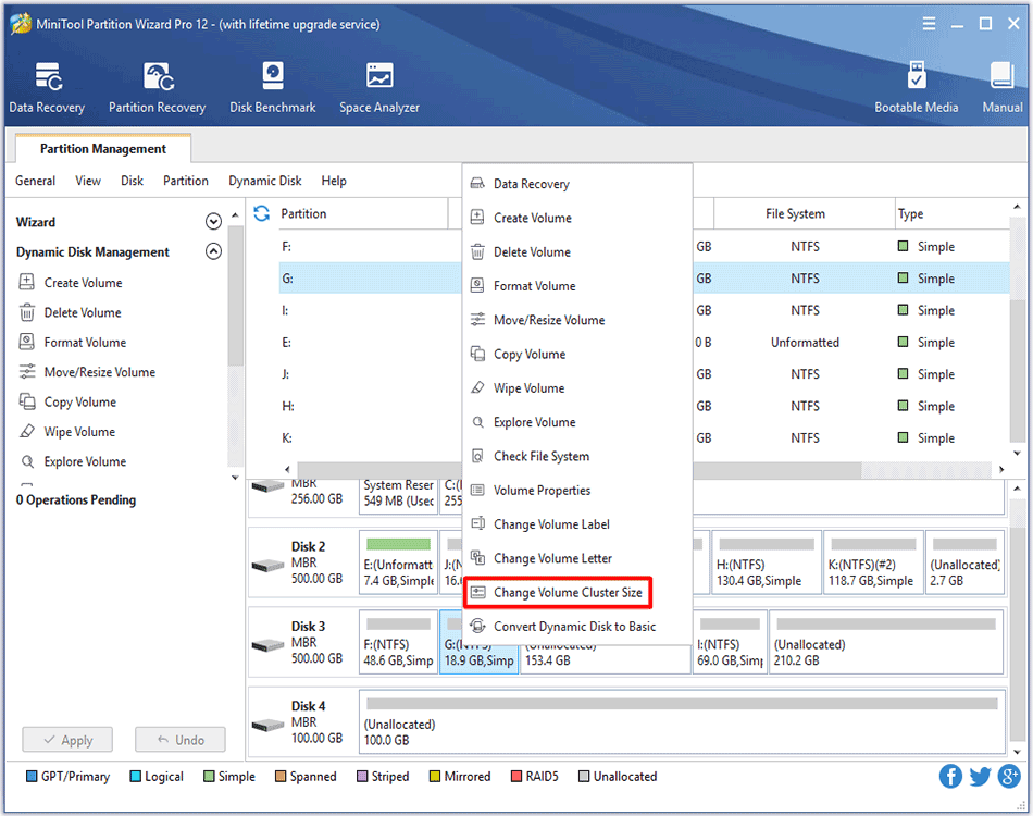 How to Change Volume Cluster Size | MiniTool Tutorial