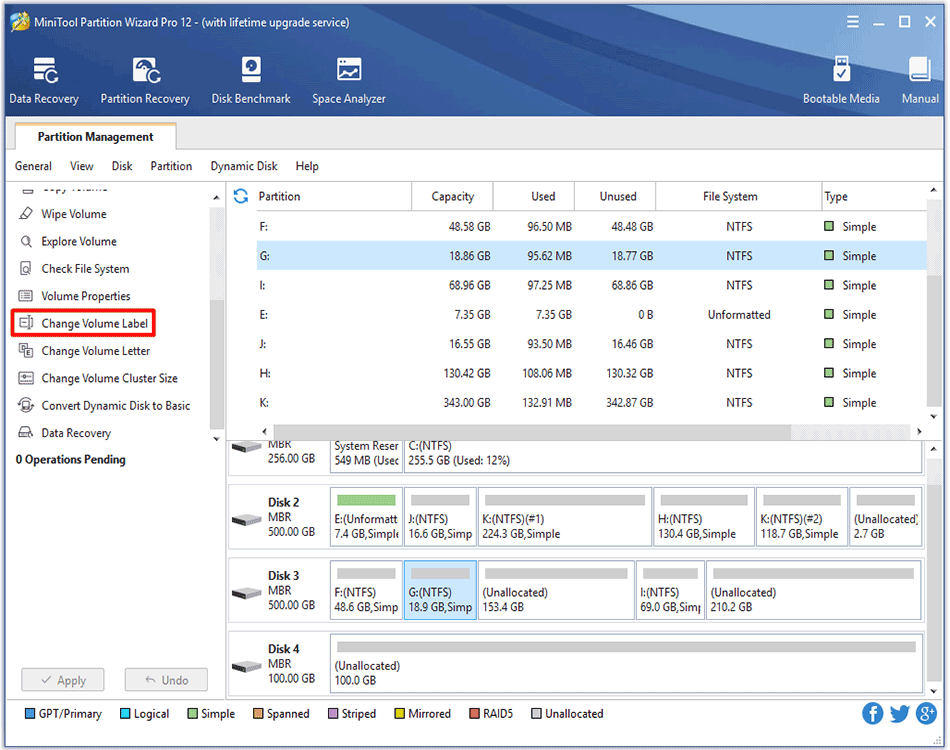 How to Change Volume Label | MiniTool Partition Wizard Tutorial