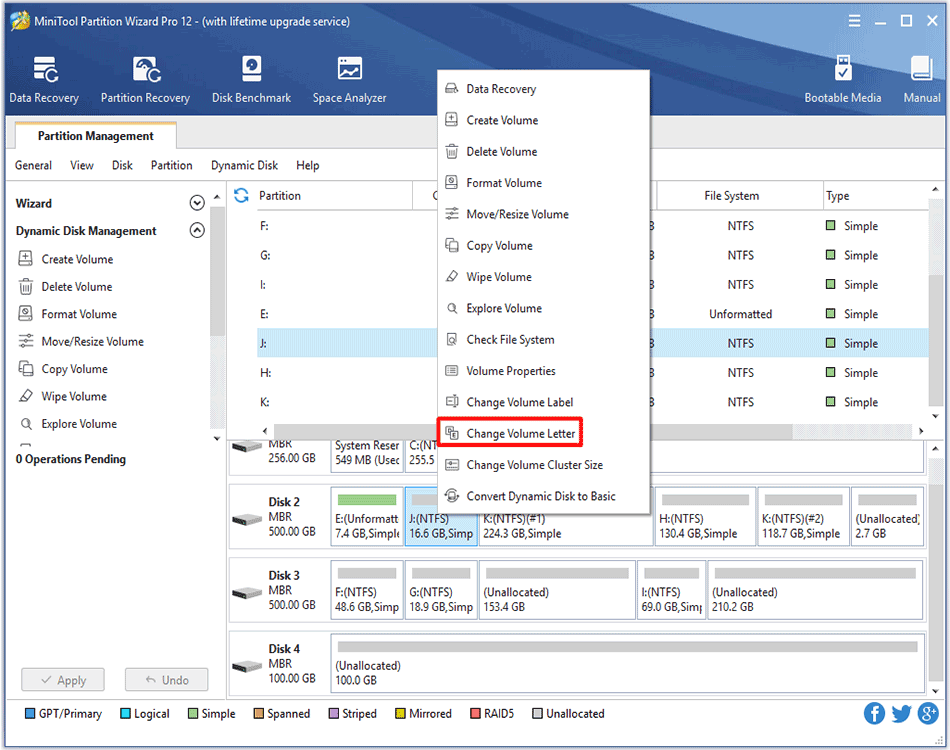 How to Change Volume Letter | MiniTool Partition Wizard Tutorial