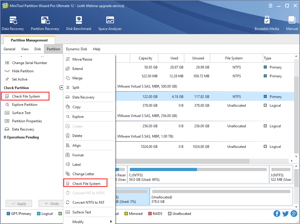 How to Check File System | MiniTool Partition Wizard Tutorial