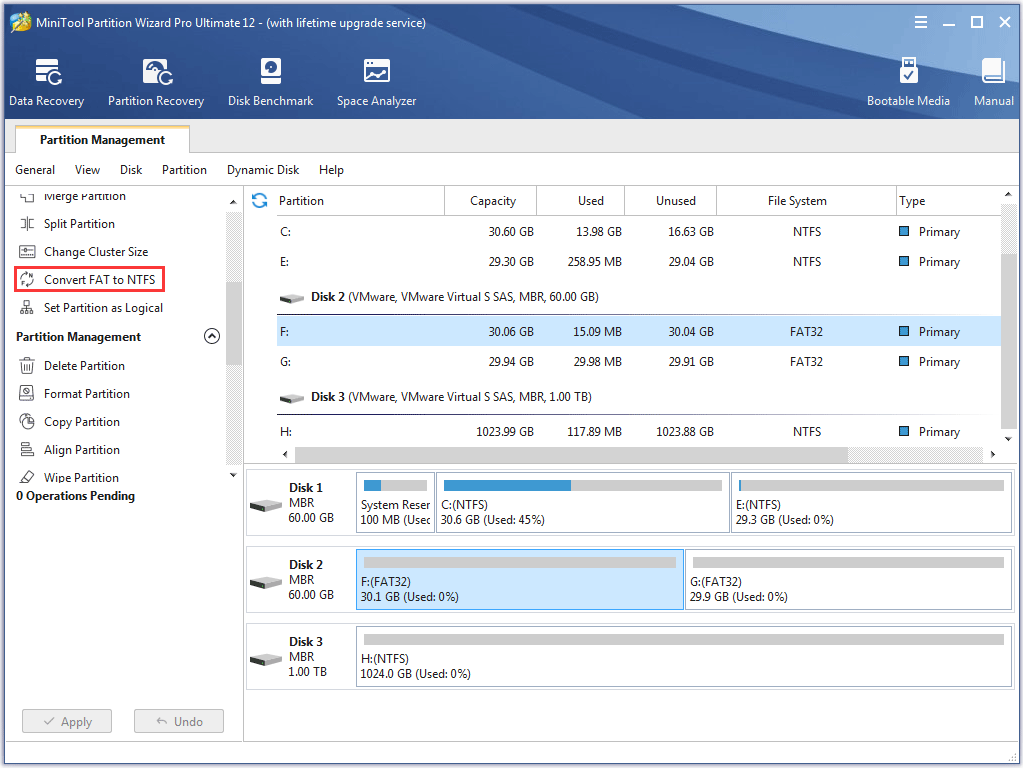 How to Convert FAT to NTFS | MiniTool Partition Wizard Tutorial