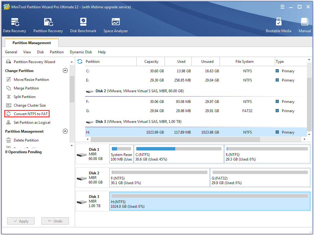 How to Convert NTFS to FAT | MiniTool Partition Wizard Tutorial