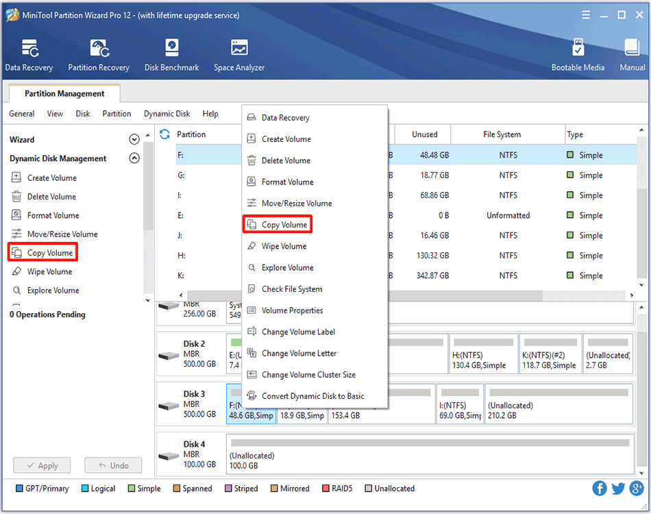 How to Copy Volume | MiniTool Partition Wizard Tutorial