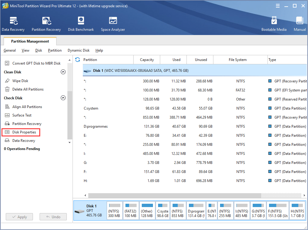 How to View Disk Properties | MiniTool Partition Wizard Tutorial