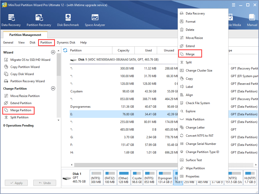 How to Merge Partition | MiniTool Partition Wizard Tutorial