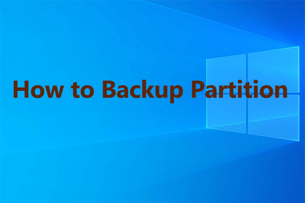 How Do I Backup Partition with the Best Partition Manager