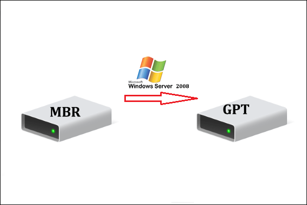 How Do I Convert MBR to GPT without Data Loss in Windows 2008