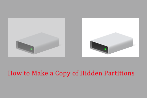 Copy Hidden Partitions with a Free Drive Cloning Software