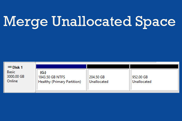 How to Merge Unallocated Space in Windows 10 for a Large Drive