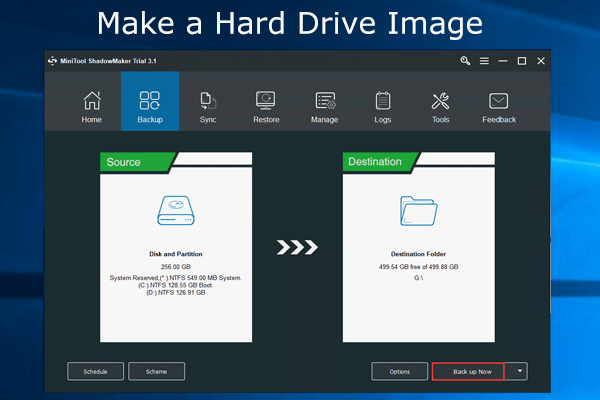Hard Drive Image Software –  Image a Hard Drive Win10/8/7