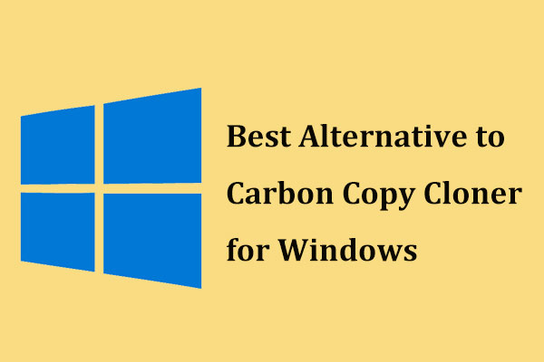 Best Alternative to Carbon Copy Cloner for Windows to Back up PC