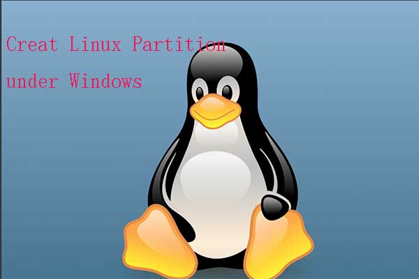 How to Create Linux Partition in 4K Hard Drive under Windows?