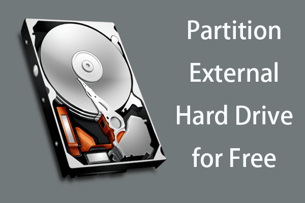 4 Steps to Partition External Hard Drive Free in Windows 10/8/7