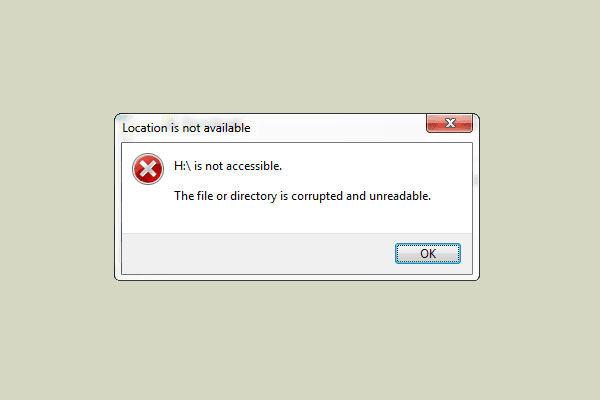 Quickly Fix: The File or Directory Is Corrupted and Unreadable