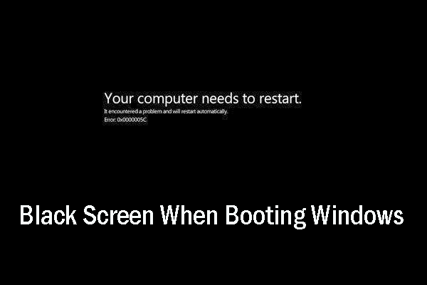Here Are Ways to Fix Black Screen Error When Booting Windows