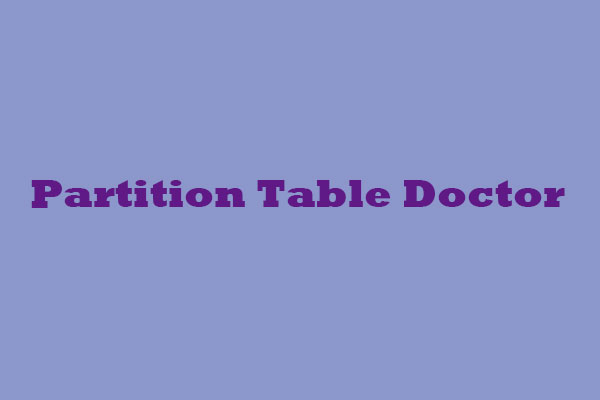 Alternative MBR Repair Software for Partition Table Doctor