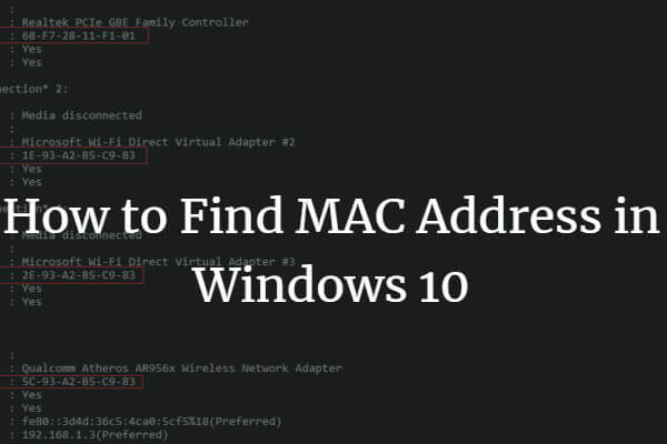 2 Simple Ways to Find MAC Address in Windows 10