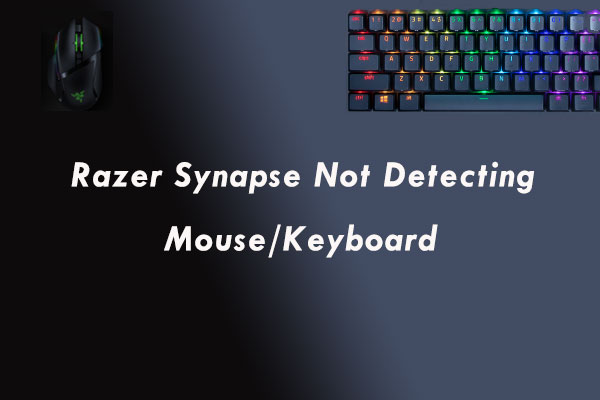 [Solved] Razer Synapse Not Detecting Mouse/Keyboard