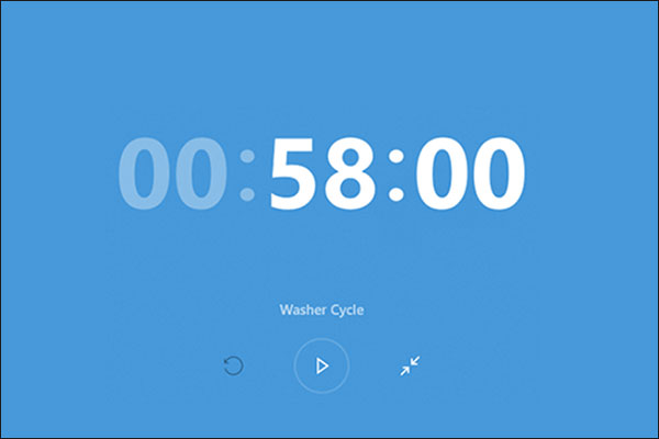 Start Timer on Win 10 to Remind You of the Unfinished Task