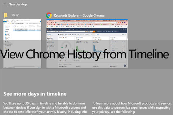 How to View Google Chrome Activities on Windows 10 Timeline