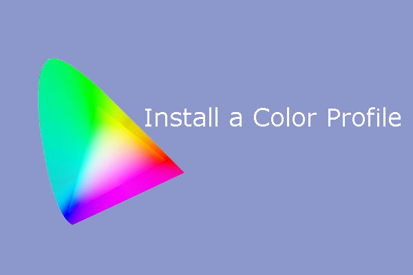 How to Download and Install a Color Profile in Windows 10