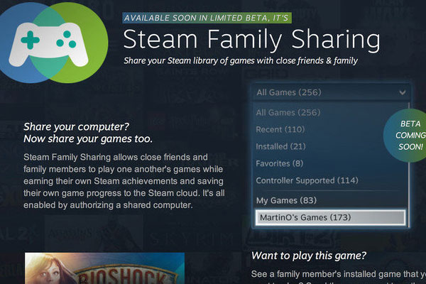 How to Set up Steam Family Sharing and Share You Steam Games