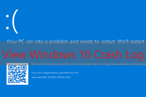 How to View Windows 10 Crash Logs and Error Logs