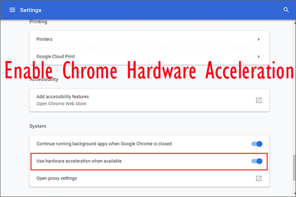 How to Enable Google Chrome Hardware Acceleration