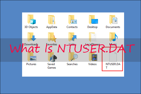 What Is the NTUSER.DAT File? Is Safe to Delete it?