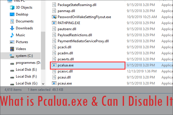 What is Pcalua.exe & Can I Disable It