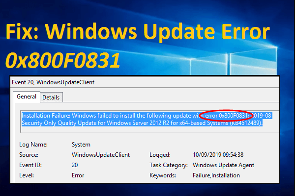 Windows Update Error 0x800F0831 – Here Are 6 Solutions