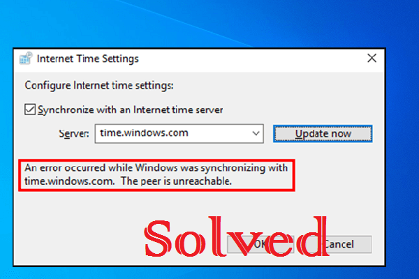Quickly Fix: Error Occurred While Windows was Synchronizing