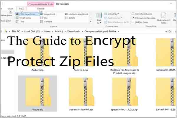 The Guide to Encrypt and Password Protect Zip File