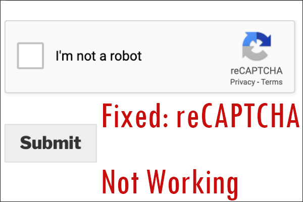 Fixed: Google Chrome ReCAPTCHA Not Working