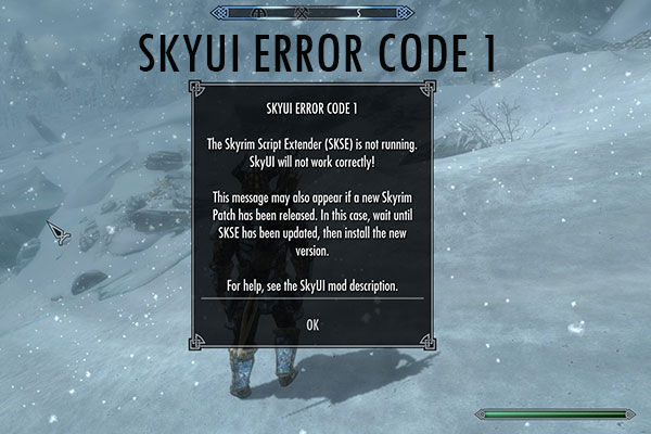 Look! Here Are Top 3 Solutions to SKYUI Error Code 1